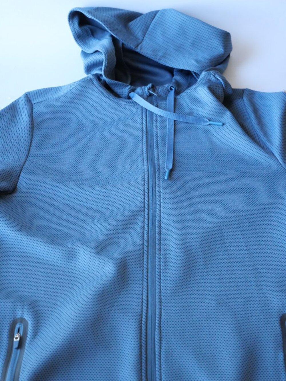 Men's Blue Zip Hoodie